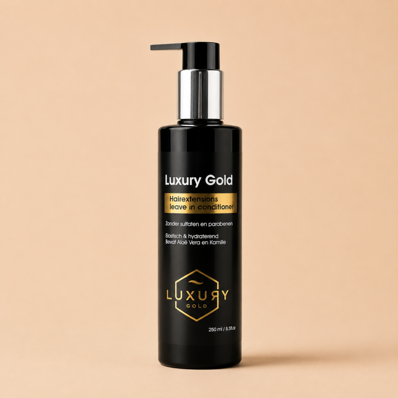 Luxury Gold HAIREXTENSIONS LEAVE IN CONDITIONER