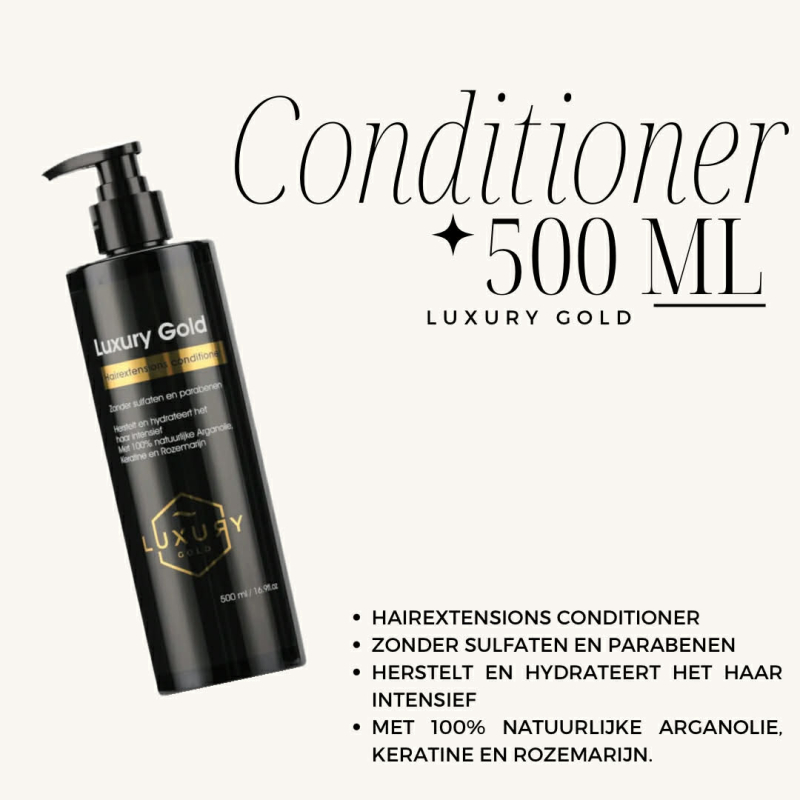 Luxury Gold HAIREXTENSIONS CONDITIONER