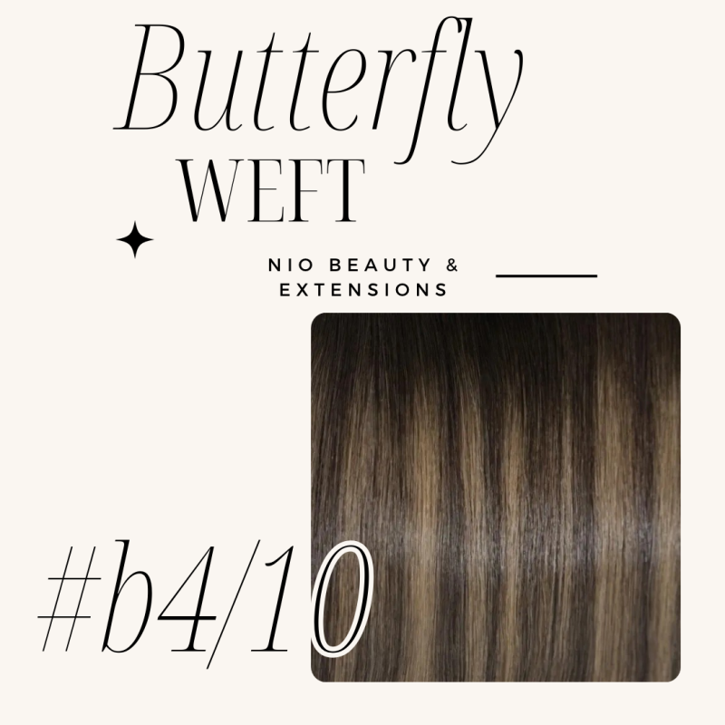 #B4/10 Butterfly Weft CAPPUCCINO BROWNIE