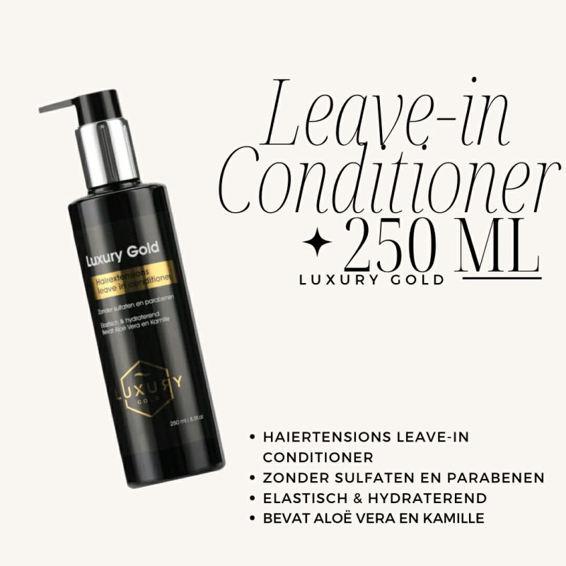 Luxury Gold HAIREXTENSIONS LEAVE IN CONDITIONER