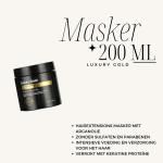 Luxury Gold HAIREXTENSIONS MASKER MET ARGANOLIE