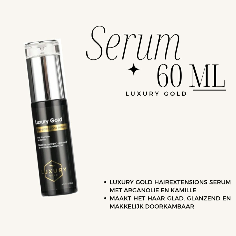 Luxury Gold HAIREXTENSIONS SERUM